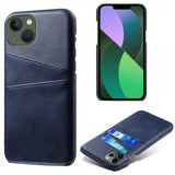 iPhone 15 Plus Cover med to Kortlommer Blå