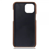 iPhone 15 Plus Cover med to Kortlommer Mørkebrun