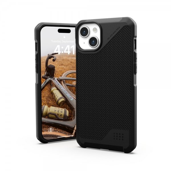 Urban Armor Gear (UAG) iPhone 15 Plus Cover Metropolis LT MagSafe Kevlar Black