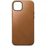 Nomad iPhone 15 Plus Cover Modern Leather Case English Tan