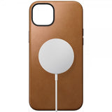 Nomad iPhone 15 Plus Cover Modern Leather Case English Tan