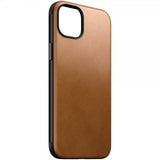 Nomad iPhone 15 Plus Cover Modern Leather Case English Tan