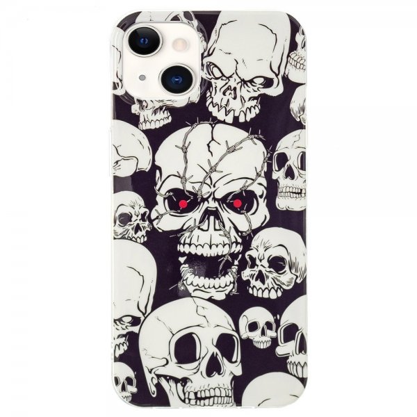 iPhone 15 Plus Cover Motiv Dødningehoveder