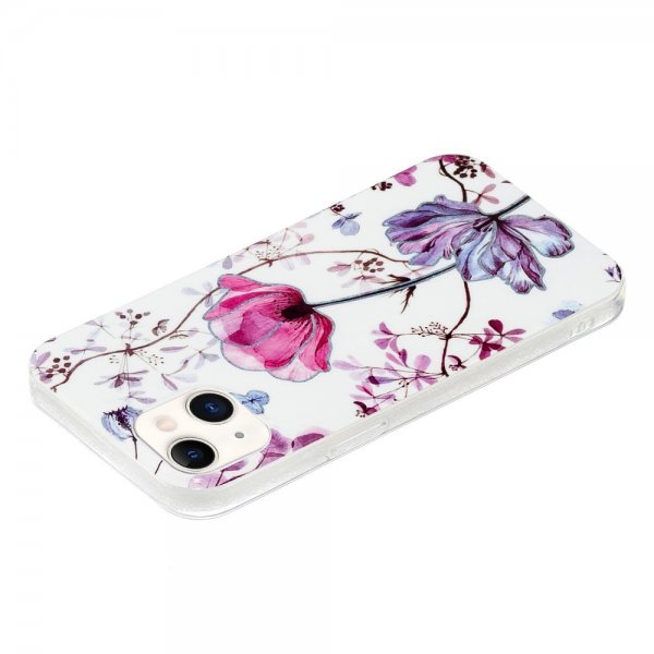 iPhone 15 Plus Cover Motiv Lotus