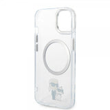 Karl Lagerfeld iPhone 15 Plus Cover NFT Karl & Choupette Transparent