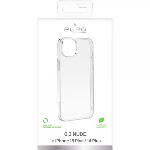 Puro iPhone 14 Plus/iPhone 15 Plus Cover Nude Transparent