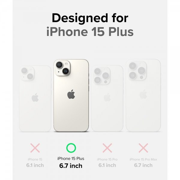 Ringke iPhone 15 Plus Cover Onyx Sort