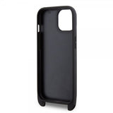 Karl Lagerfeld iPhone 15 Plus Cover Saffiano Crossbody Sort
