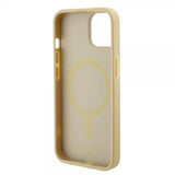 Guess iPhone 15 Plus Cover Saffiano MagSafe Beige