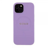 Guess iPhone 15 Plus Cover Saffiano MagSafe Lilla