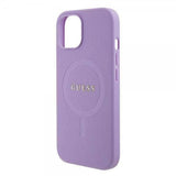Guess iPhone 15 Plus Cover Saffiano MagSafe Lilla