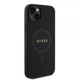 Guess iPhone 15 Plus Cover Saffiano MagSafe Sort