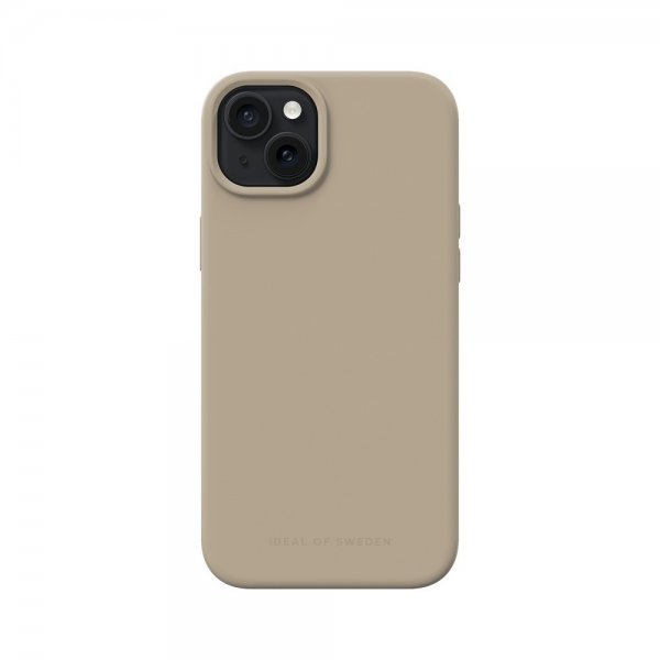 Ideal of Sweden iPhone 15 Plus Cover Silicone Case MagSafe Beige