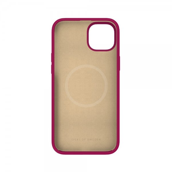 Ideal of Sweden iPhone 15 Plus Cover Silicone Case MagSafe Magenta