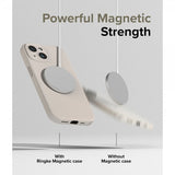 Ringke iPhone 15 Plus Skal Silicone Magnetic Stone