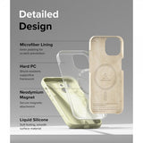 Ringke iPhone 15 Plus Cover Silicone Magnetic Sunny Lime