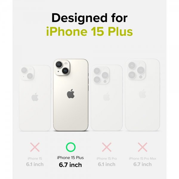 Ringke iPhone 15 Plus Cover Silicone Magnetic Sunny Lime