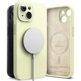Ringke iPhone 15 Plus Cover Silicone Magnetic Sunny Lime