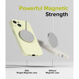 Ringke iPhone 15 Plus Cover Silicone Magnetic Sunny Lime
