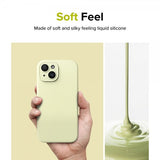 Ringke iPhone 15 Plus Cover Silicone Magnetic Sunny Lime