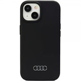 Audi iPhone 15 Plus Cover Silikone Sort