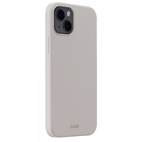 holdit iPhone 15 Plus Cover Silikone Taupe