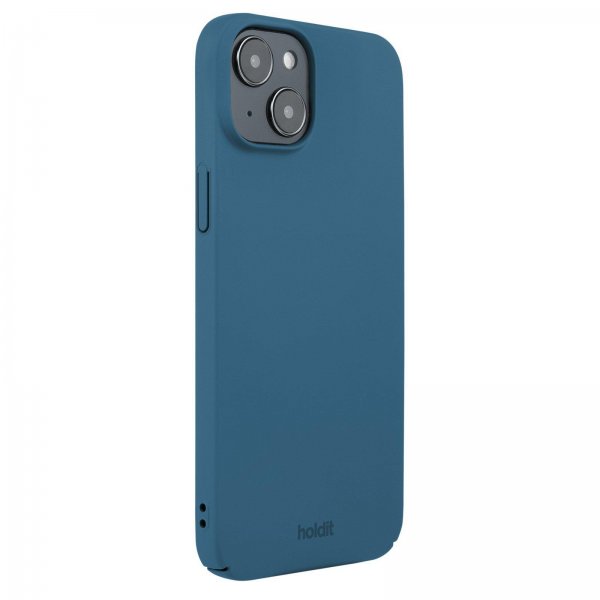Holdit iPhone 15 Plus Cover Slim Case Denim Blue