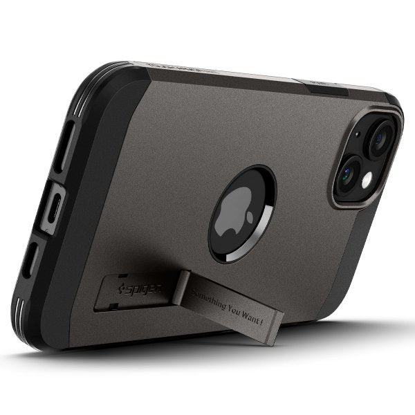 Spigen iPhone 15 Plus Cover Tough Armor MagFit Gunmetal