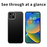 Mofi iPhone 15 Plus Cover Transparent TPU Klar