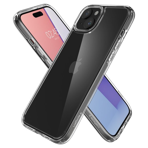 Spigen iPhone 15 Plus Cover Ultra Hybrid Krystalklar