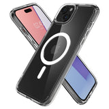 Spigen iPhone 15 Plus Cover Ultra Hybrid MagFit Hvid