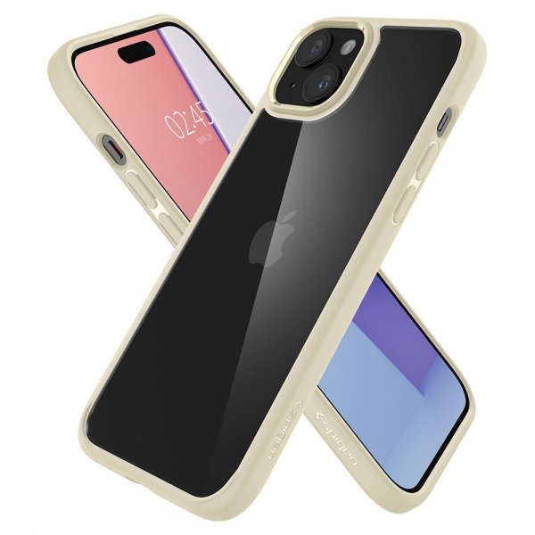 Spigen iPhone 15 Plus Cover Ultra Hybrid Mute Beige