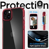 Spigen iPhone 15 Plus Cover Ultra Hybrid Red Crystal