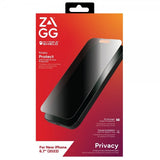 ZAGG InvisibleShield iPhone 15 Plus Skærmbeskyttelse Glass Elite Privacy