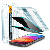 Spigen iPhone 15 Plus Skærmbeskyttelse GLAS.tR EZ Fit Privacy 2-pak