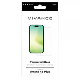 Vivanco iPhone 15 Plus Skærmbeskyttelse Hærdet Glas
