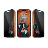 PanzerGlass iPhone 15 Plus Skærmbeskyttelse Ultra-Wide Fit Privacy EasyAligner