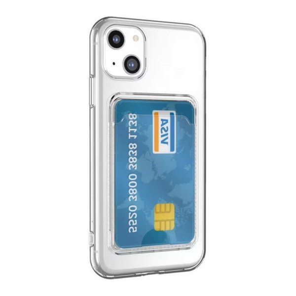 iPhone 15 Plus Cover Pung Stødsikkert Gennemsigtigt