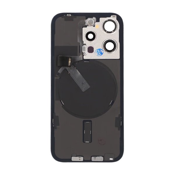 iPhone 15 Pro Bagside Glas Komplet Original Naturlig Titanium