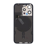 iPhone 15 Pro Bagside Glas Komplet Original Naturlig Titanium