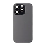 iPhone 15 Pro Bagside Glas Komplet OEM - Titansort