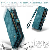 CaseMe iPhone 15 Pro Cover 008 Series Aftageligt cover Petrol