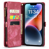 CaseMe iPhone 15 Pro Cover 008 Series Aftageligt Cover Rød