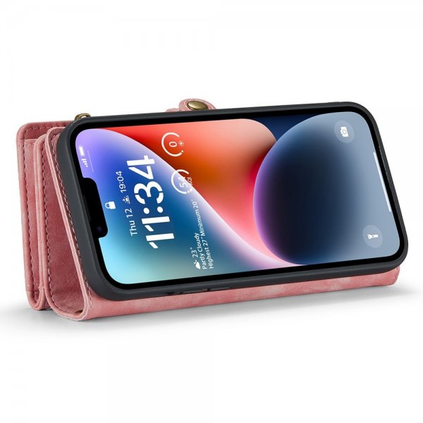 CaseMe iPhone 15 Pro Cover 008 Series Aftageligt Cover Rosa