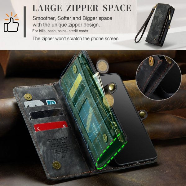CaseMe iPhone 15 Pro Cover 008 Series Aftageligt Cover Sort