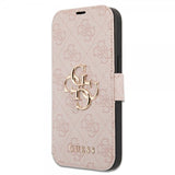 Guess iPhone 15 Pro Cover 4G Logo Rose