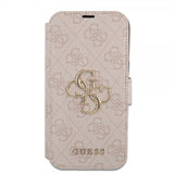 Guess iPhone 15 Pro Cover 4G Logo Rose