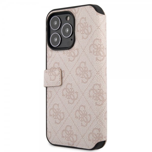 Guess iPhone 15 Pro Cover 4G Logo Rose