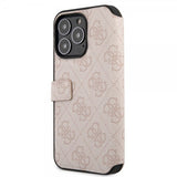 Guess iPhone 15 Pro Cover 4G Logo Rose