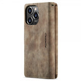 CaseMe iPhone 15 Pro Cover C30-serien Brun